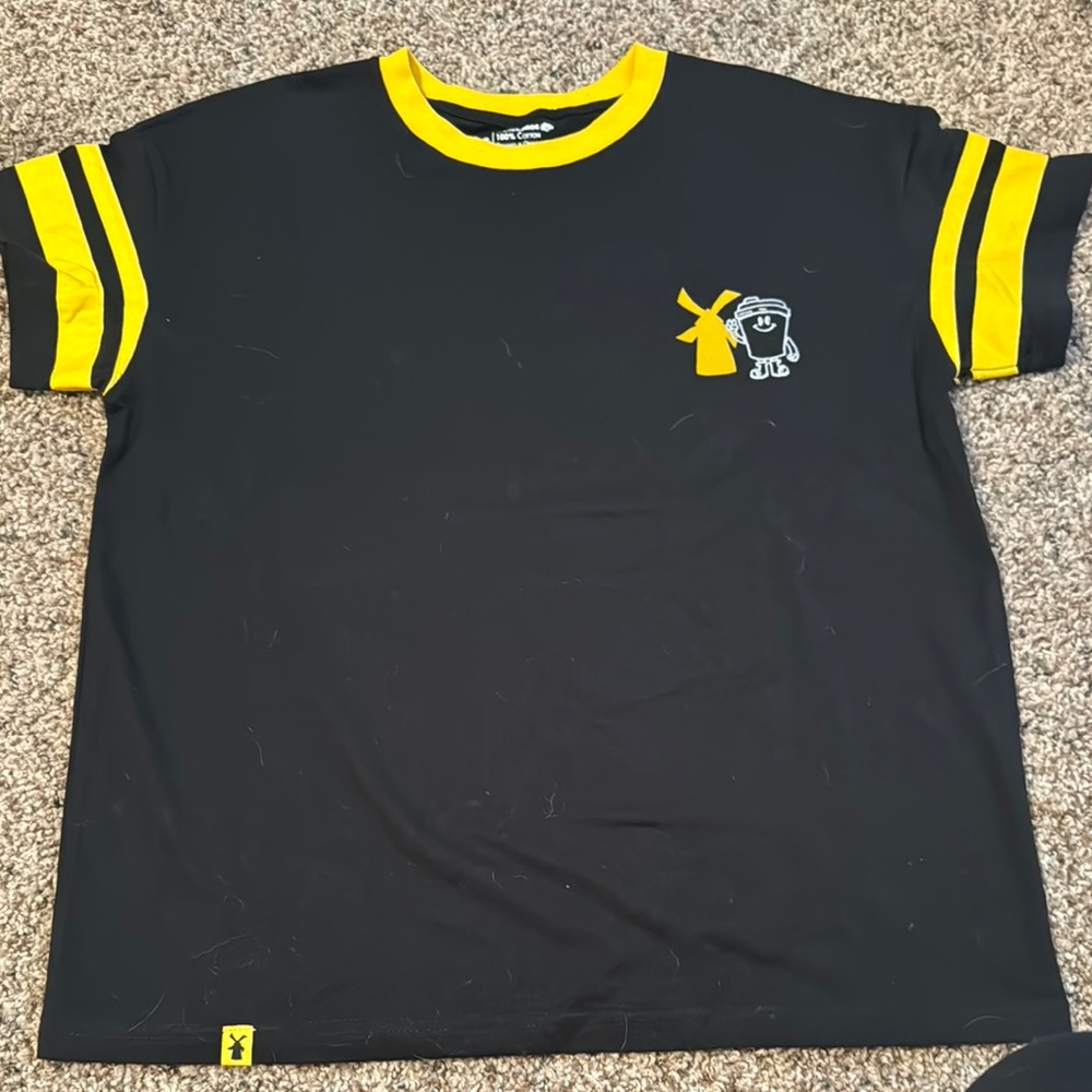 Black and Yellow Graphic T-Shirt